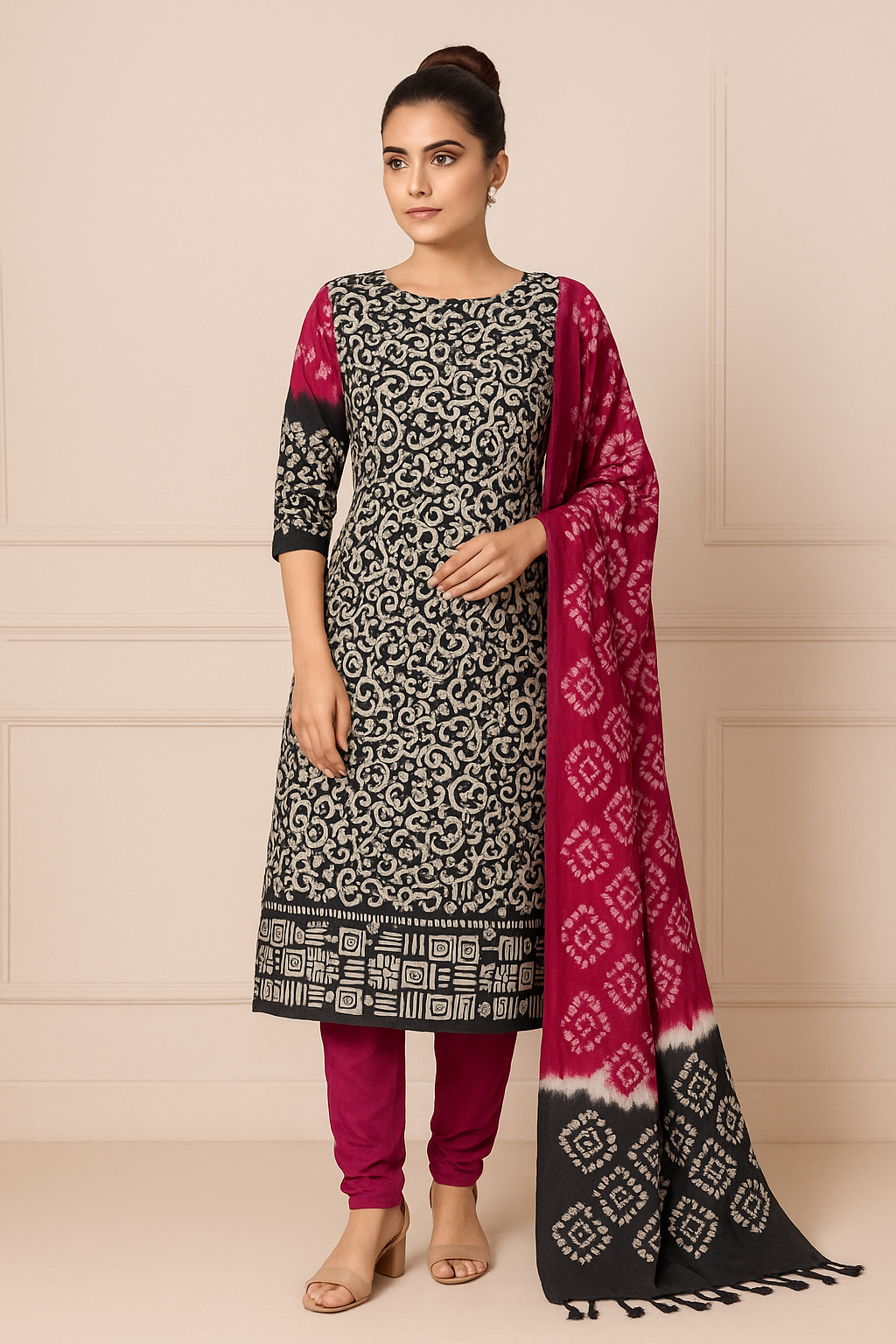 Picture of Women Cotton Salwar Kameez