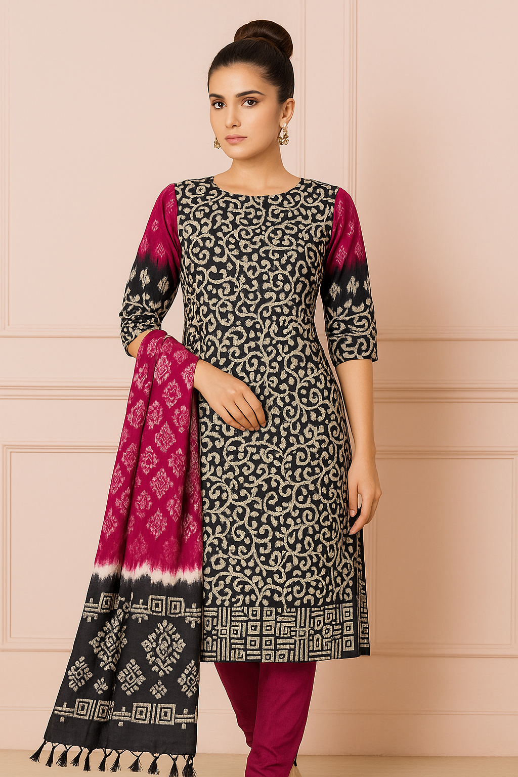 Picture of Women Cotton Salwar Kameez