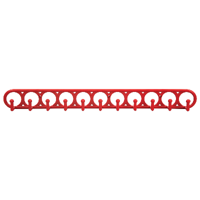 Buy   Wall Hanger Red - 11 hook -TEL  at Best Price In Bangladesh
