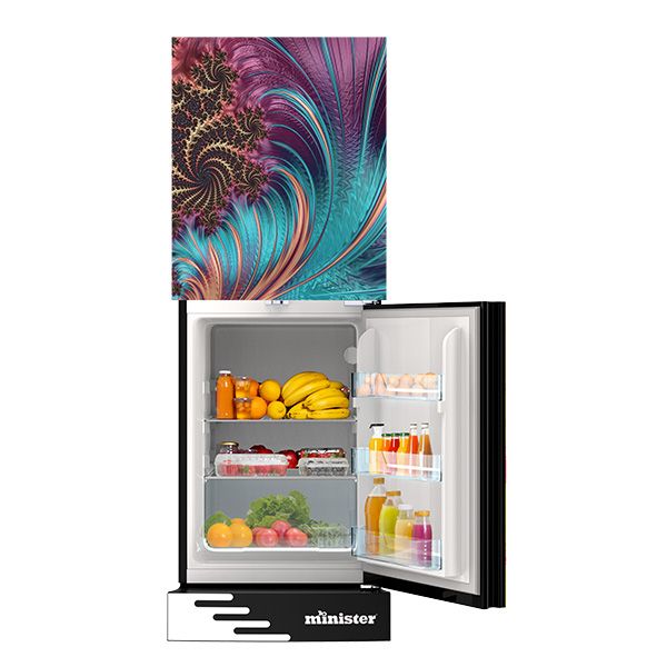 Picture of MINISTER 242 Liter Frost Type Bottom Mount Refrigerator EL Fractal Sprial (M-242)