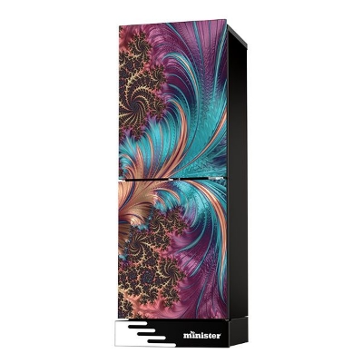 Picture of MINISTER 242 Liter Frost Type Bottom Mount Refrigerator EL Fractal Sprial (M-242)