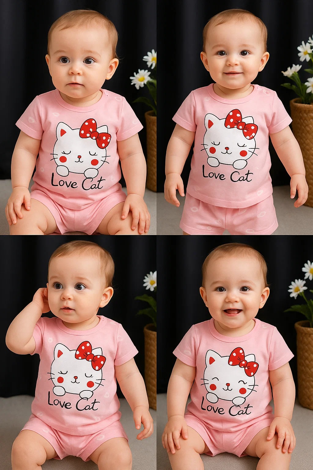 Picture of Exclusive Babys T Shirt & Half Pant Set