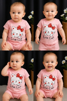 Picture of Exclusive Babys T Shirt & Half Pant Set