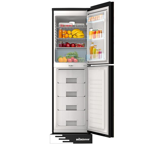 Picture of MINISTER 306 Liter Frost Type Bottom Mount Refrigerator EL Purple Lotus (M-306)