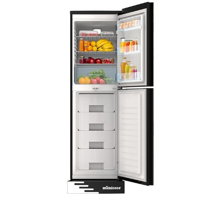 Picture of MINISTER 306 Liter Frost Type Bottom Mount Refrigerator EL Purple Lotus (M-306)