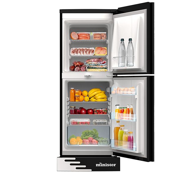 Picture of MINISTER 224 Liter Frost Type Top Mount Refrigerator EL Bold Flower (M-224)