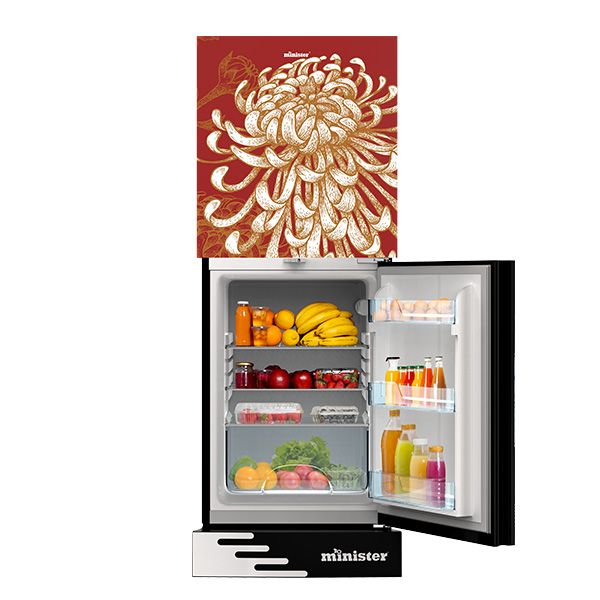 Picture of MINISTER 224 Liter Frost Type Top Mount Refrigerator EL Red Spider (M-224)