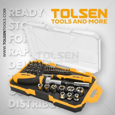 Picture of TOLSEN 42 Pcs Bits & Sockets Set 20041 - Kings Trading