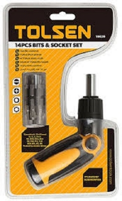 Picture of TOLSEN 14 In 1 Ratchet Screwdriver Set 20040 - Kings Trading
