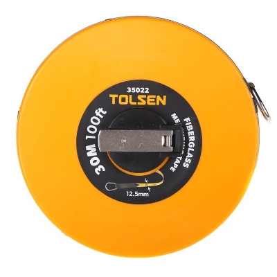Picture of TOLSEN 30M/100ft Fibreglass Measuring Tape 35022 - Kings Trading