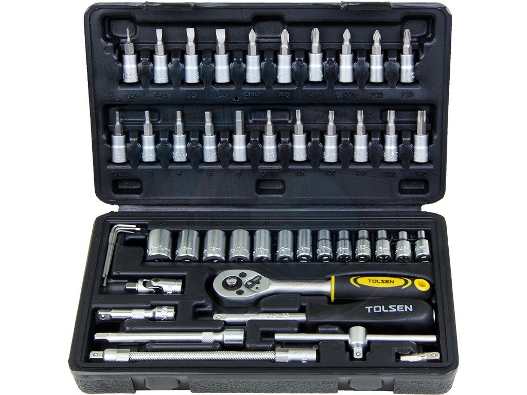 Picture of Tolsen 46 Pcs 1/4" Socket Set 15138
