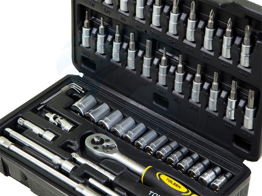 Picture of Tolsen 46 Pcs 1/4" Socket Set 15138