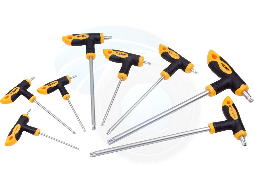 Picture of TOLSEN 8Pcs Torx T-Handle Screwdriver Set Model: 20061 - Kings Trading