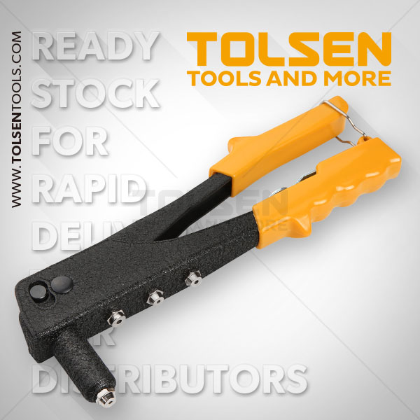 Picture of TOLSEN 10" Heavy Duty Hand Riveter for Aluminium Rivets 43001 - Kings Trading