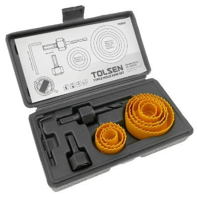 Picture of TOLSEN 11 Pcs Hole Saw Set 75865