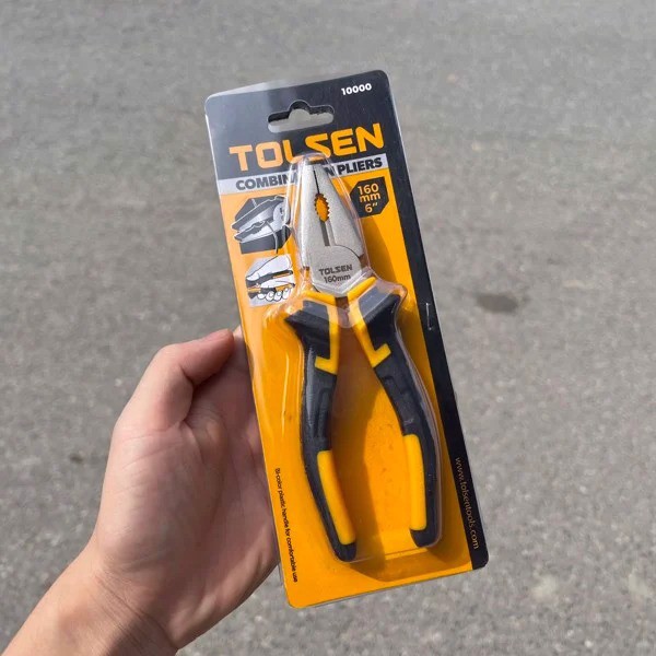 Picture of TOLSEN 6" Combination Pliers (160mm) TPR Handle 10000 - Kings Trading