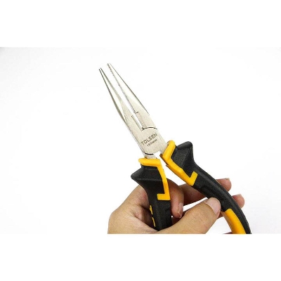 Picture of TOLSEN 6" Long Nose Pliers (160mm) TPR Handle 10006 - Kings Trading