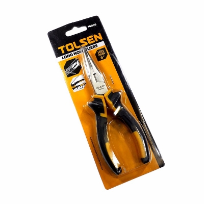 Picture of TOLSEN 6" Long Nose Pliers (160mm) TPR Handle 10006 - Kings Trading