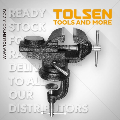 Picture of TOLSEN 2 " 50 mm Swivel base Work Bench Table vice with anvil 10107 - Kings Trading