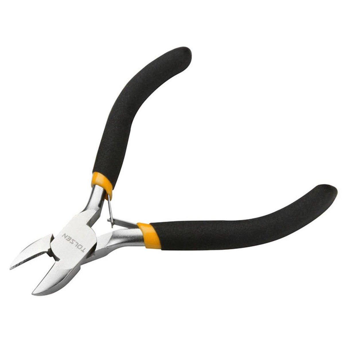 Picture of TOLSEN 4.5" Mini Diagonal Cutting Pliers Bi-Dipped Handle 10033 - Kings Trading