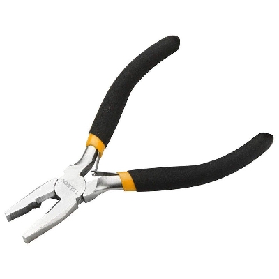 Picture of TOLSEN 4.5" Mini Combination Pliers Bi-Dipped Handle 10030 - Kings Trading