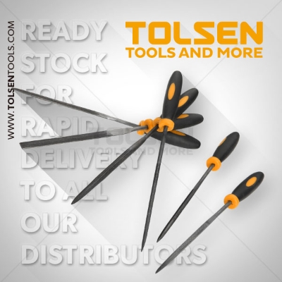 Picture of TOLSEN 6 pcs Mini Files Metal Filing Rasp Needle File Model: 32046
