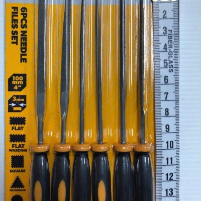 Picture of TOLSEN 6 pcs Mini Files Metal Filing Rasp Needle File Model: 32046