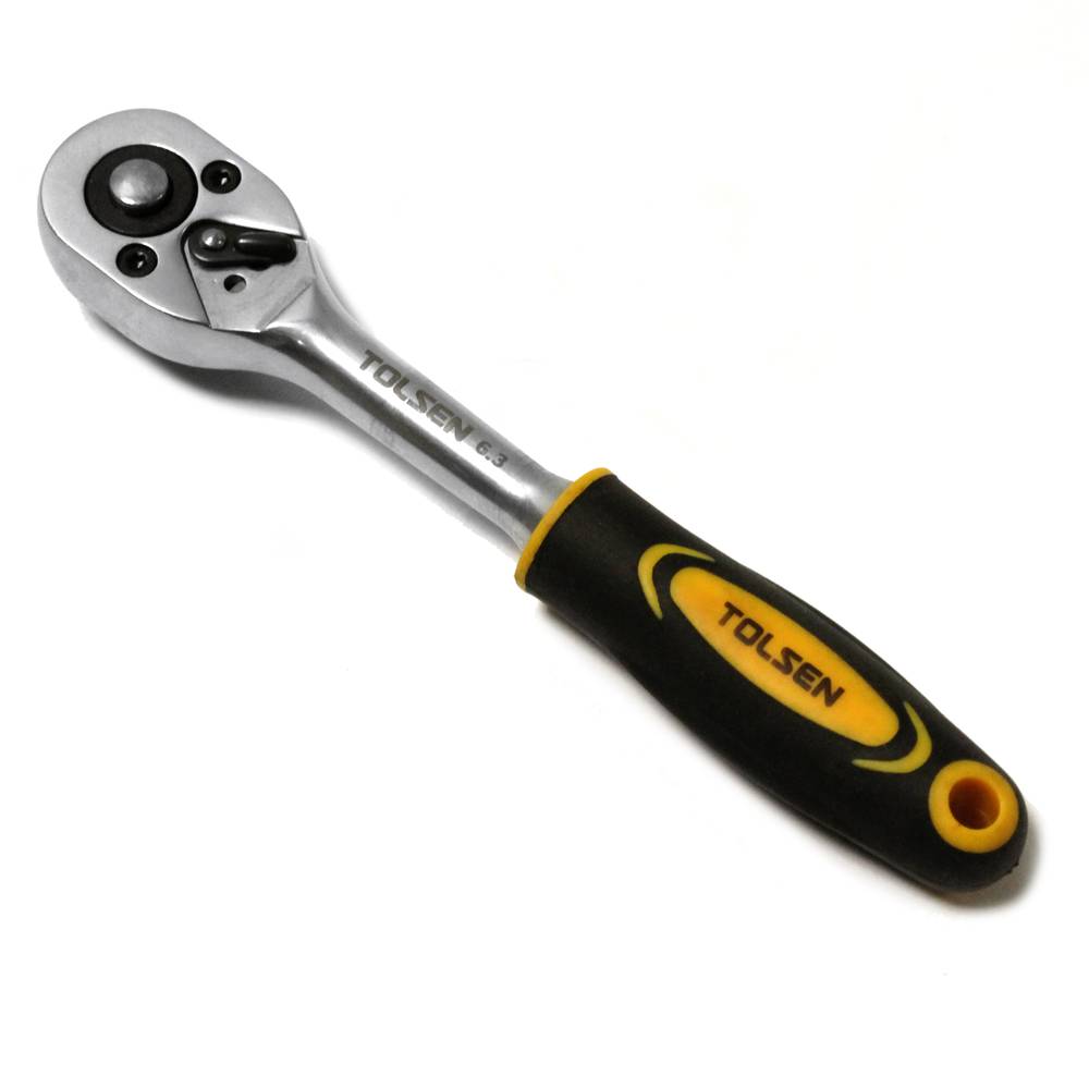 Picture of TOLSEN 1/4" Square Drive Quick Release Reversible Socket Ratchet Wrench 15118