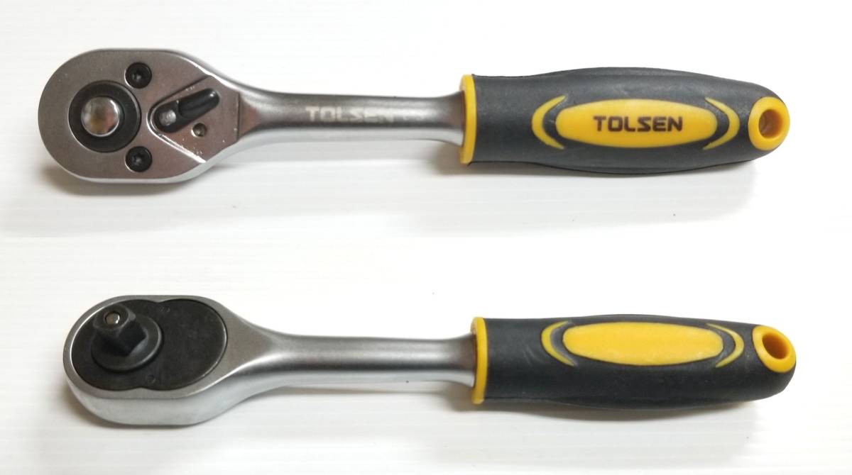 Picture of TOLSEN 1/4" Square Drive Quick Release Reversible Socket Ratchet Wrench 15118