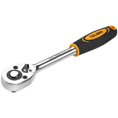 Picture of TOLSEN 1/2" Square Drive Quick Release Reversible Socket Ratchet Wrench Model: 15120 - Kings Trading