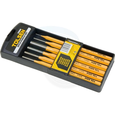 Picture of TOLSEN 6Pcs Professional Heavy Duty Nail Punch Tool Set & Case - Kings Trading