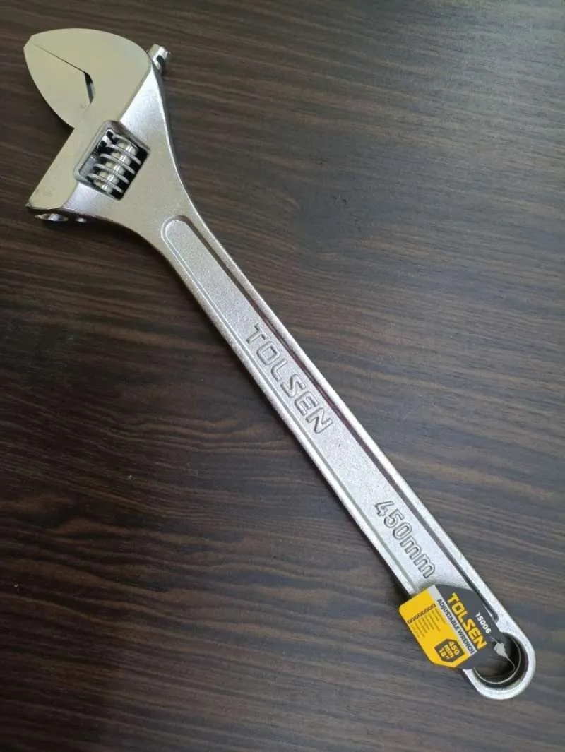 Picture of TOLSEN 18" Adjustable Wrench 450mm Chrome finish Model 15006 - Kings Trading