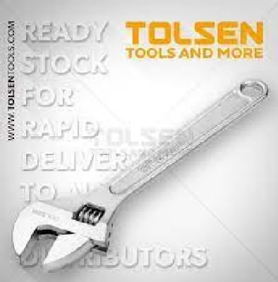 Picture of TOLSEN 15" Adjustable Wrench 375mm Chrome finish Model 15005 - Kings Trading