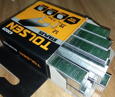 Picture of TOLSEN 3000Pcs Staples Wire Refill (Size: 1.2x10mm) for Wood Plywood chipboard 43029 - Kings Trading