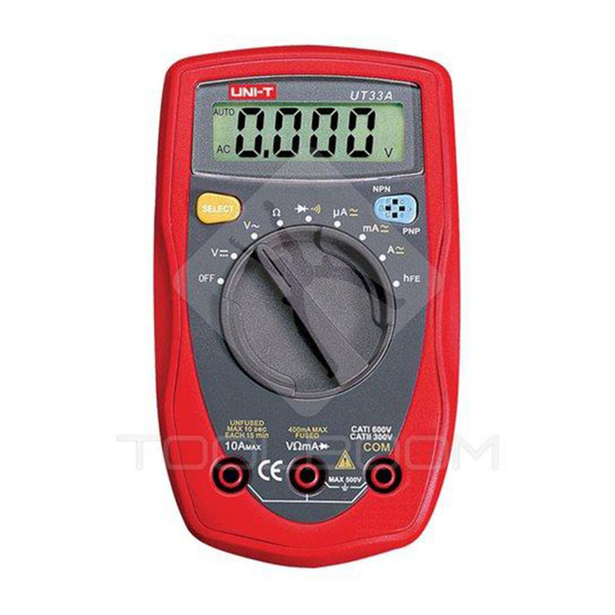 Picture of UNI-T UT33A Handheld LCD Digital Multimeter Auto Range UT33A