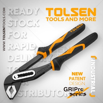 Picture of TOLSEN 10" Water Pump Pliers Industrial (250mm) 10029 - Kings Trading