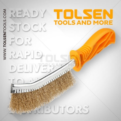 Picture of Tolsen Universal Stainless Steel Wire Brush, 10" (250 mm) 32060