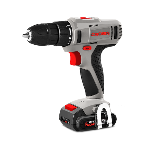 Picture of CROWN 12V Cordless Drill & Screwdriver 10mm (3/8") Chuck with 2Pcs Battery CT21052 - Kings Trading