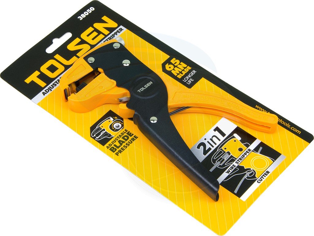 Picture of Tolsen Heavy Duty Adjustable Automatic Wire Stripper 38050