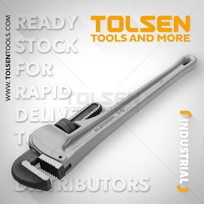 Picture of TOLSEN  14" Aluminum Pipe Wrench Industrial 350mm 10223 - Kings Trading