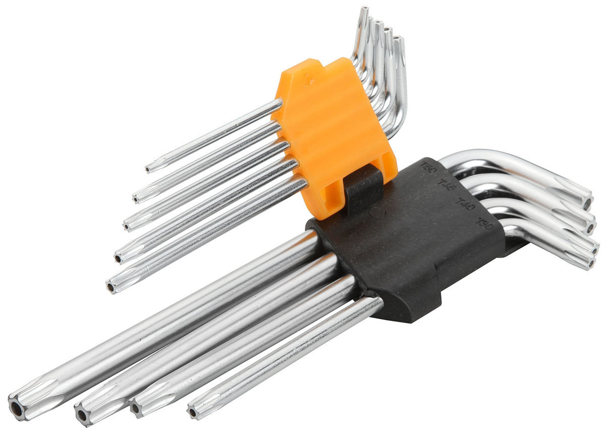 Picture of TOLSEN 9Pcs Torx Long Arm Allen Hex Key Set 20056  - Kings Trading