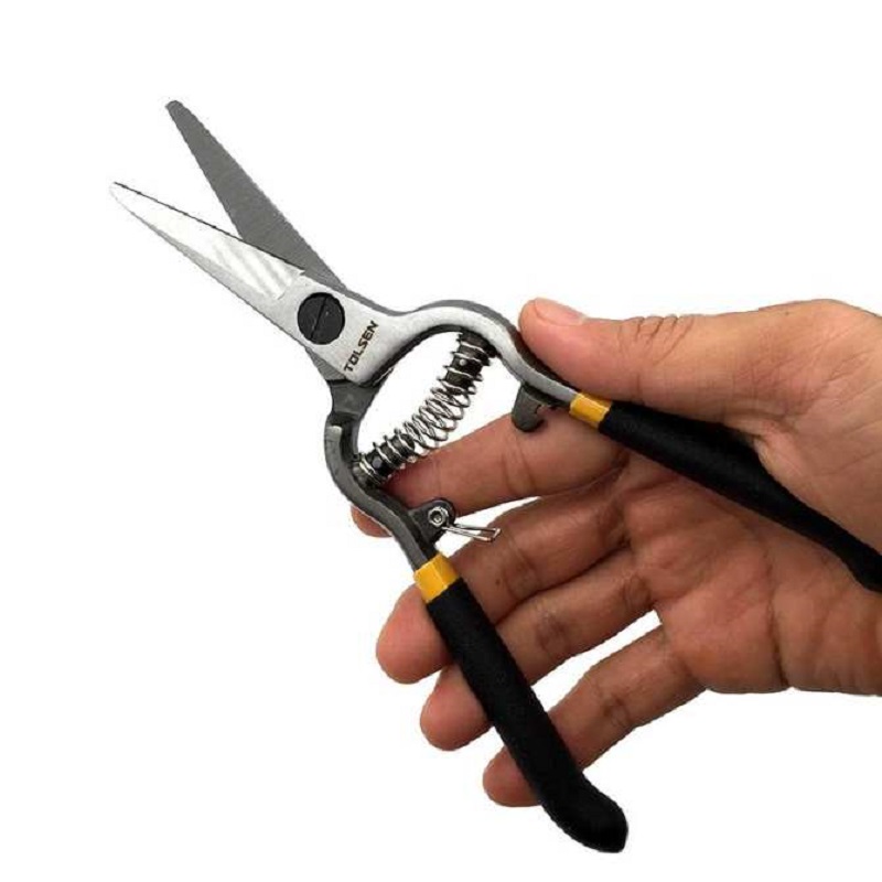Picture of TOLSEN Straight Garden Purning Shear (200mm 8") Dipped Handle 31019 - Kings Trading