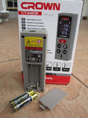 Picture of CROWN 100M Digital LASER Distance Measure Meter 325ft Digital Laser Measure CT44031 - Kings Trading