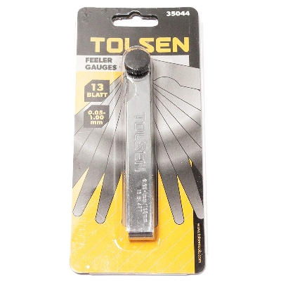 Picture of TOLSEN Feeler Guages (0.05-1.00mm) Chrome Plated Model: 35044 - Kings Trading