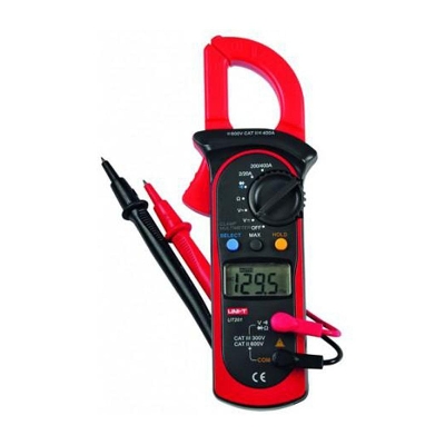 Picture of UNI-T UT201+ Digital Clamp Meter 400A True RMS Clamp Meter AC Current Voltage Meter NCV Diode Resistance Clamp Tester UT201+ - Kings Trading