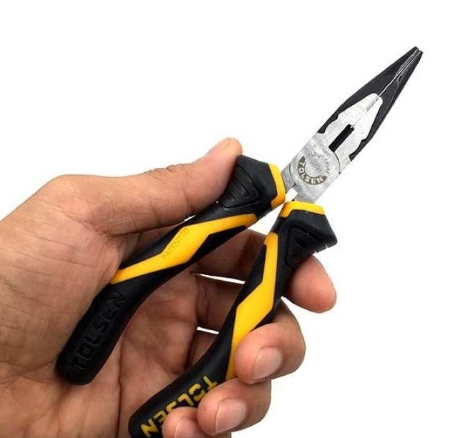 Picture of TOLSEN 6" Long Nose Pliers (150mm) Industrial Gripro Series 10021 - Kings Trading