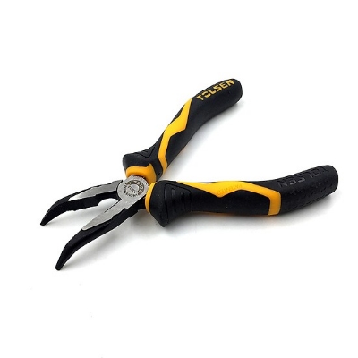 Picture of TOLSEN 6" Bent Nose Pliers Industrial Gripro Series 10023 - Kings Trading