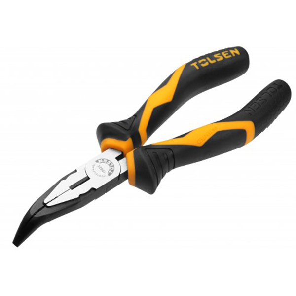 Picture of TOLSEN 6" Bent Nose Pliers Industrial Gripro Series 10023 - Kings Trading