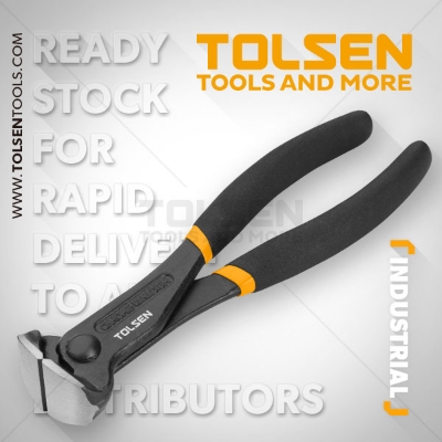 Picture of TOLSEN 8" End Cutting Pincer Dipped Handle 10345 - Kings Trading
