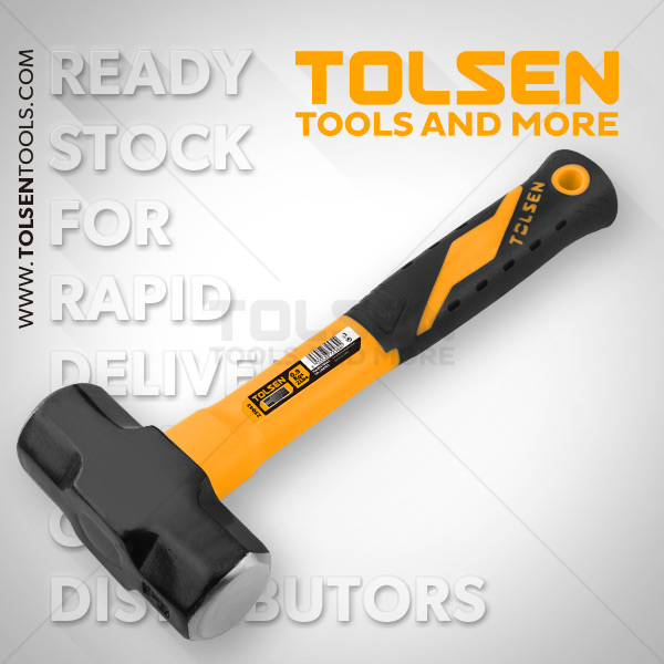 Picture of TOLSEN Sledge Hammer (0.9kg / 2lbs) Fiberglass Handle Model: 25043